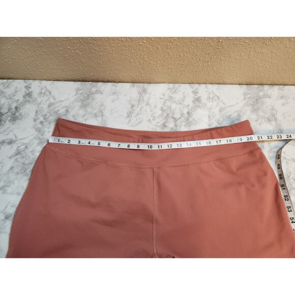 Lands' End Women's Pink Stretch High Rise Elastic Waist Leggings Pants Size 2X - Picture 5 of 7